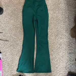 POP Fit Green Boot Cut Pants